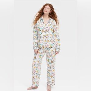 NWT Roller Rabbit x Target Roadtrip Long Sleeves & Pants Pajama Set Medium